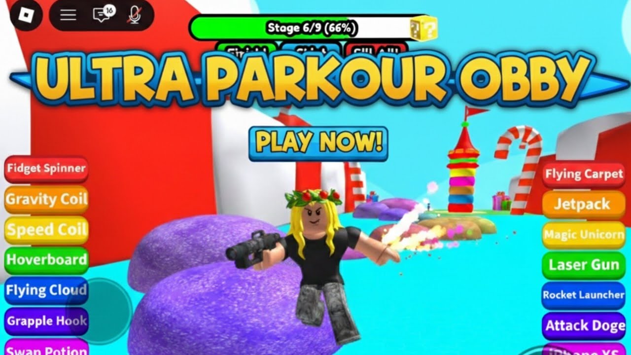 Playing ULTRA PARKOUR OBBY🤷‍♂️
