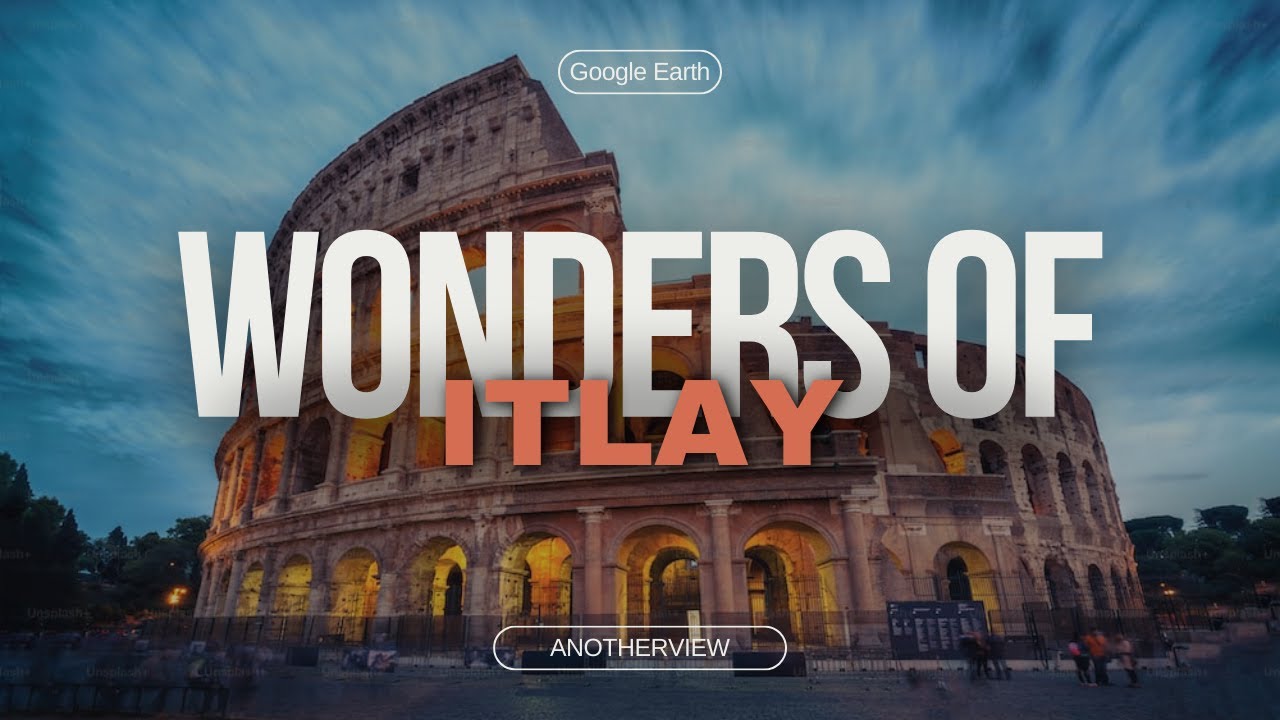 Aerial Tour of Italy's Landmarks: Colosseum, Pisa, Florence Cathedral on Google Earth