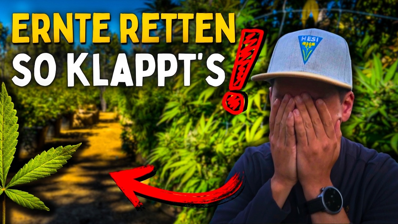 Anbau f&uuml;r Anf&auml;nger: Cannabis Bl&uuml;ten retten? 😨So geht die Noternte!