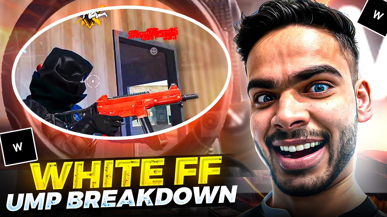 @WhiteFF UMP Red Numbers Headshot Trick 🔥