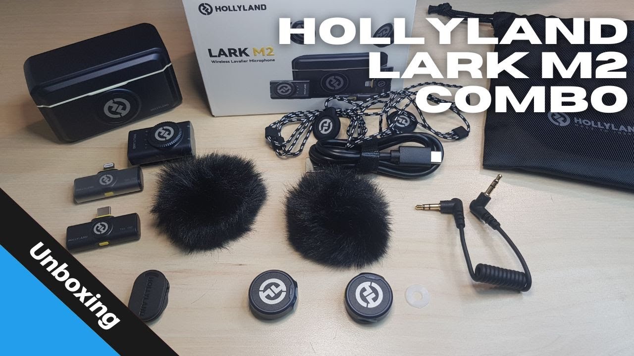 Hollyland Lark M2: Unboxing | Estos son todos los accesorios del micrófono inalámbrico versión combo
