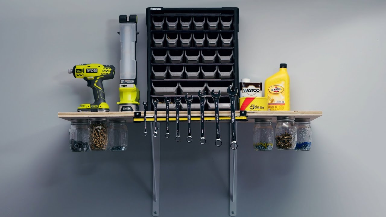 A Simple How-To for the Most Useful Shelf Ever | PopMech + Home Depot