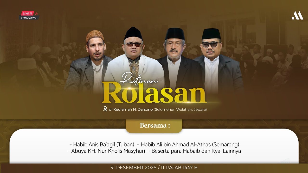 🔴[LIVE] Rutinan Rolasan At-Taqiy di Kediaman H. Darsono (Selomenur, Welahan) 31/12/2025
