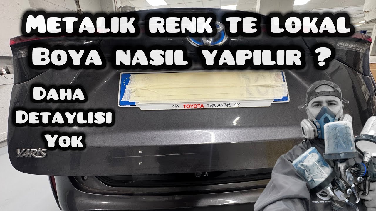 Metalik Renkte Lokal Boya Nasıl Yapılır ? Detaylı Anlatım