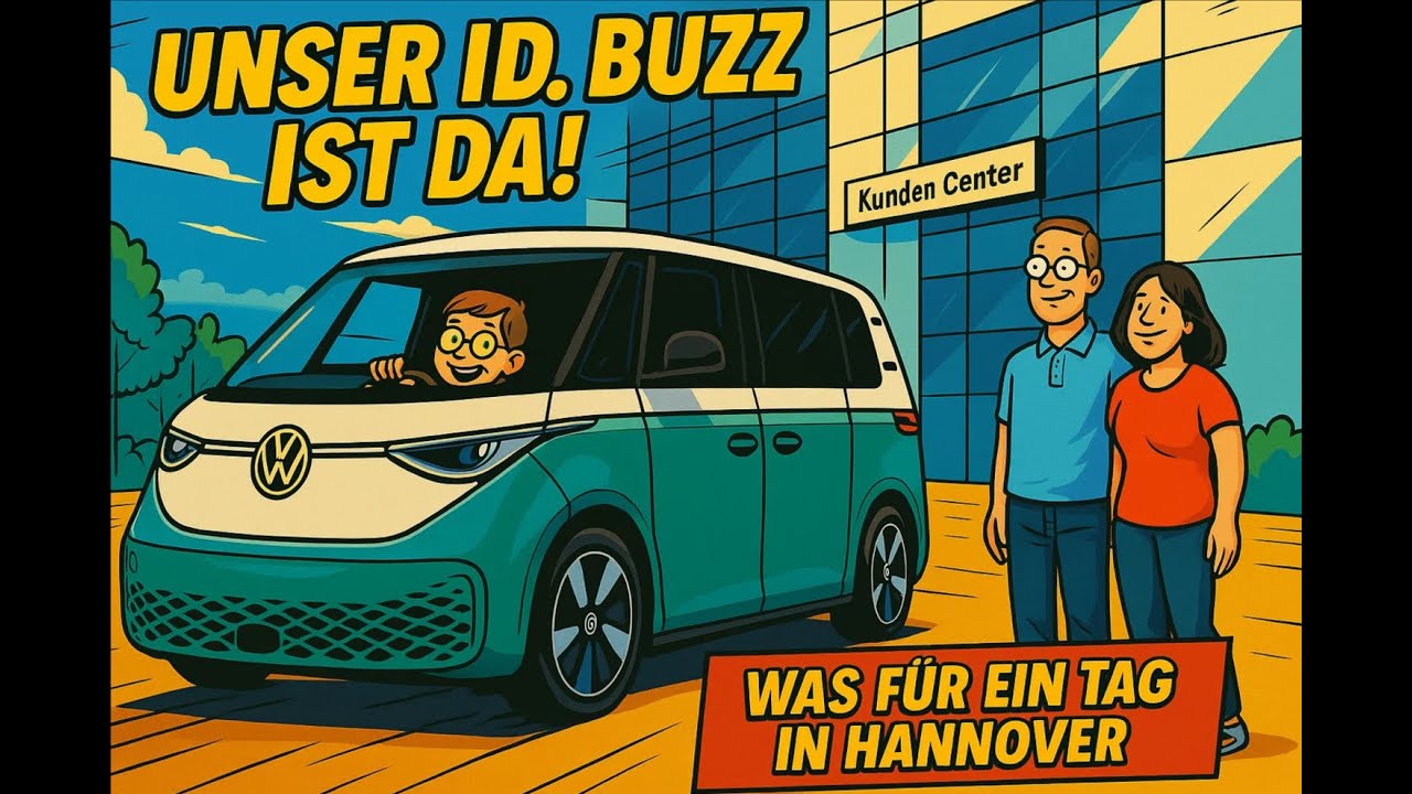 VW ID. Buzz abgeholt: Unser Familien-Roadtrip nach Hannover