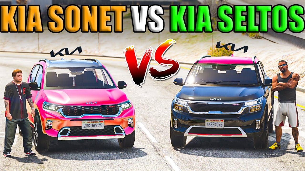 GTA 5 : JIMMY KIA SONET VS KALUWA KIA SELTOS MOST DANGEROUS RACE ON HIGHWAY HINDI 2022