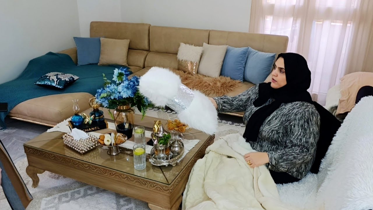 أجواء تونسية بريحة رمضان 🌜 قعيدة نسائية من دار صديقتي تنويشات تونسية 