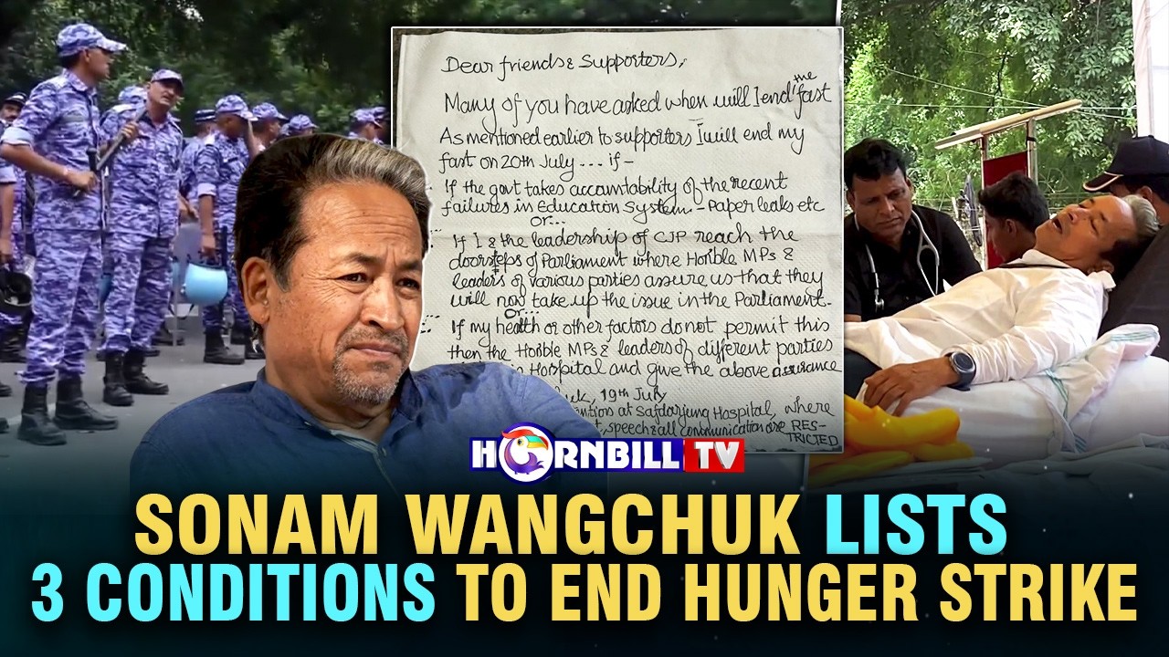 SONAM WANGCHUK LISTS 3 CONDITIONS TO END HUNGER STRIKE