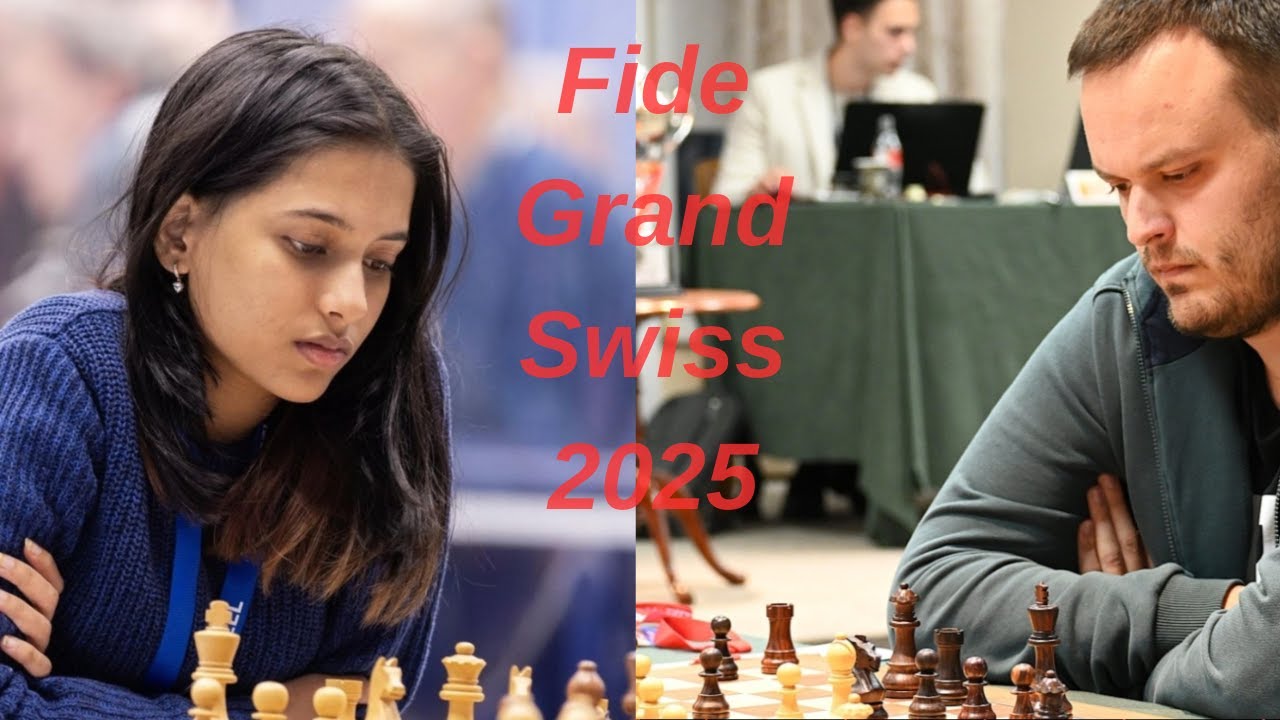 Divya vs Aleksandar | Fide Grand Swiss 2025 |Part 1 | CHECKMATE #checkmate #chess #Divya #Aleksandar