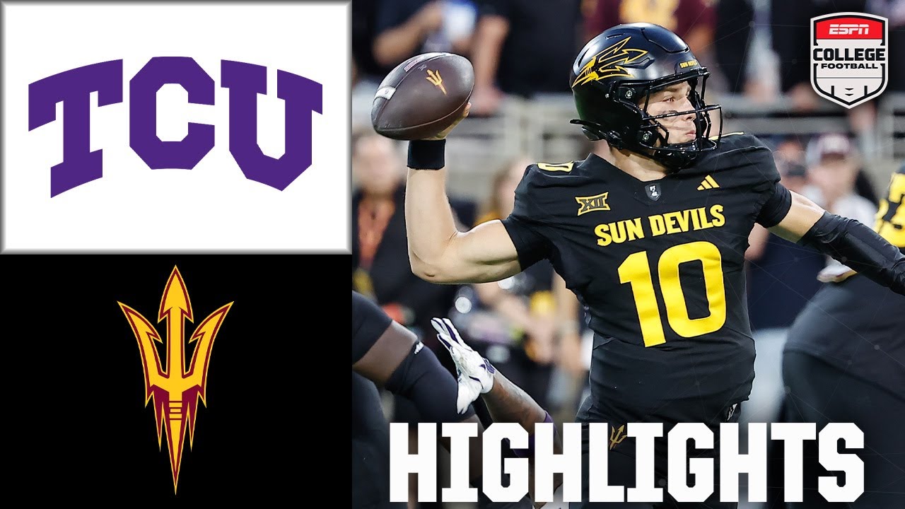 TCU Horned Frogs vs. Arizona State Sun Devils | Full Game Highlights | ESPN College Football