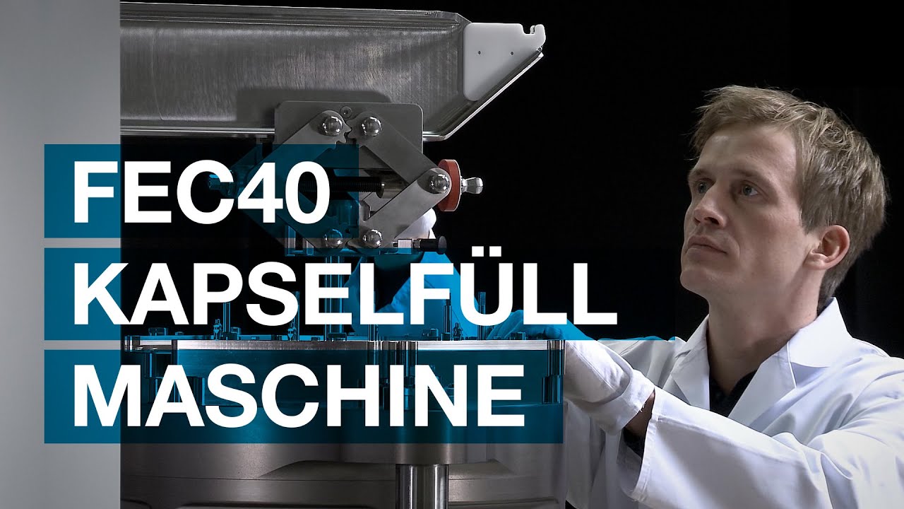 FEC40 Kapselfüllmaschine Produktfilm – KEYZO Film & Animation