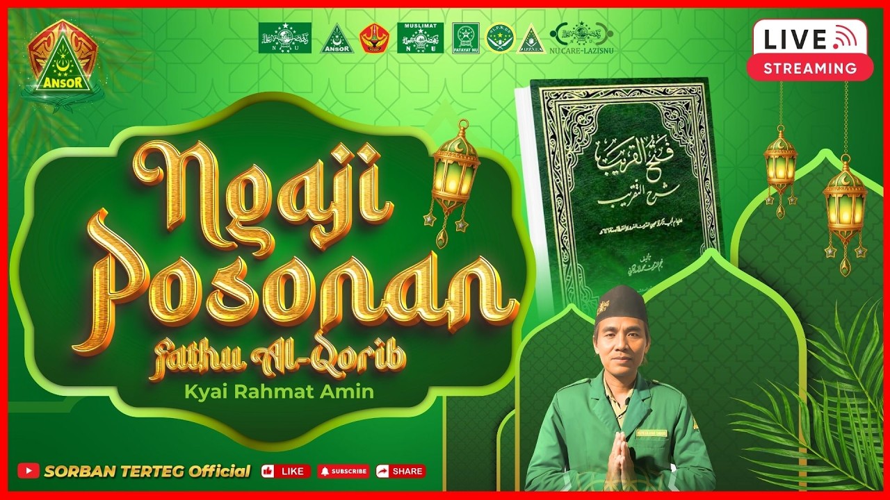 🔴19 RAMADAN - LIVE Sekarang! Ngaji Posonan Ramadhan 1447 H | Kitab Fathul Qorib Lengkap 🌙✨