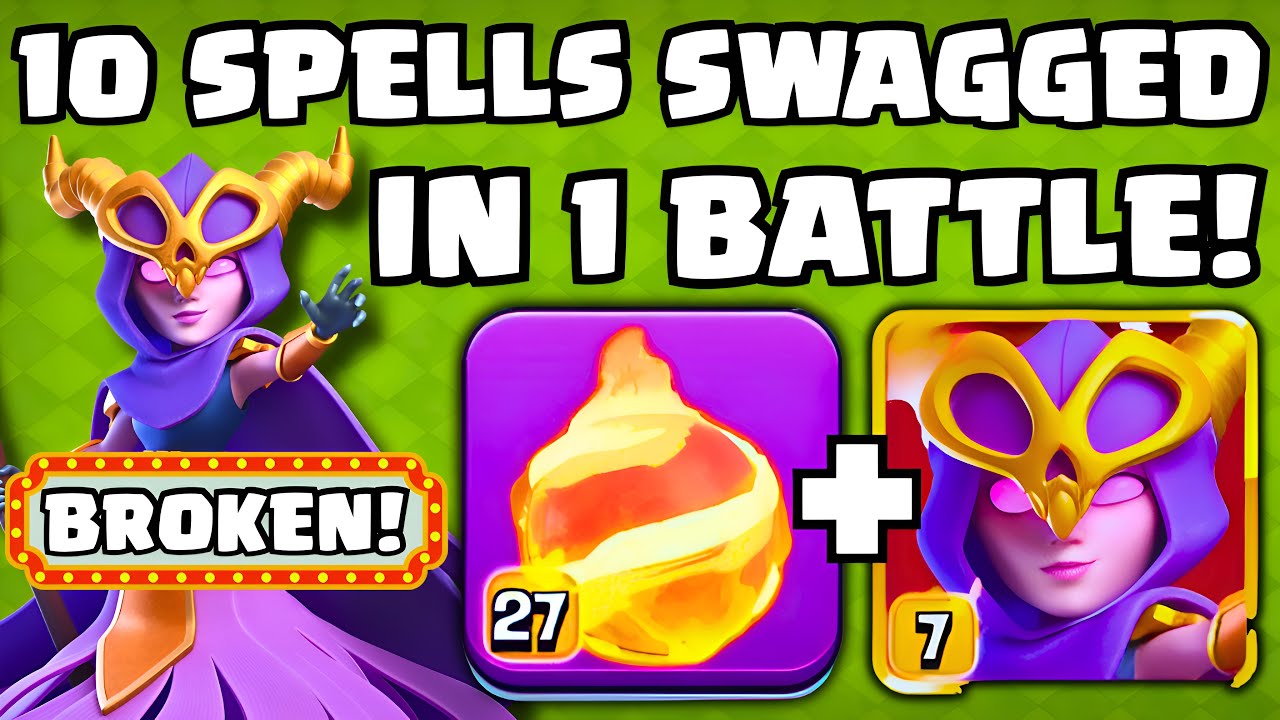 I Swagged 10 Spells Space in ONE RAID! | Push to Top 200 Day #17