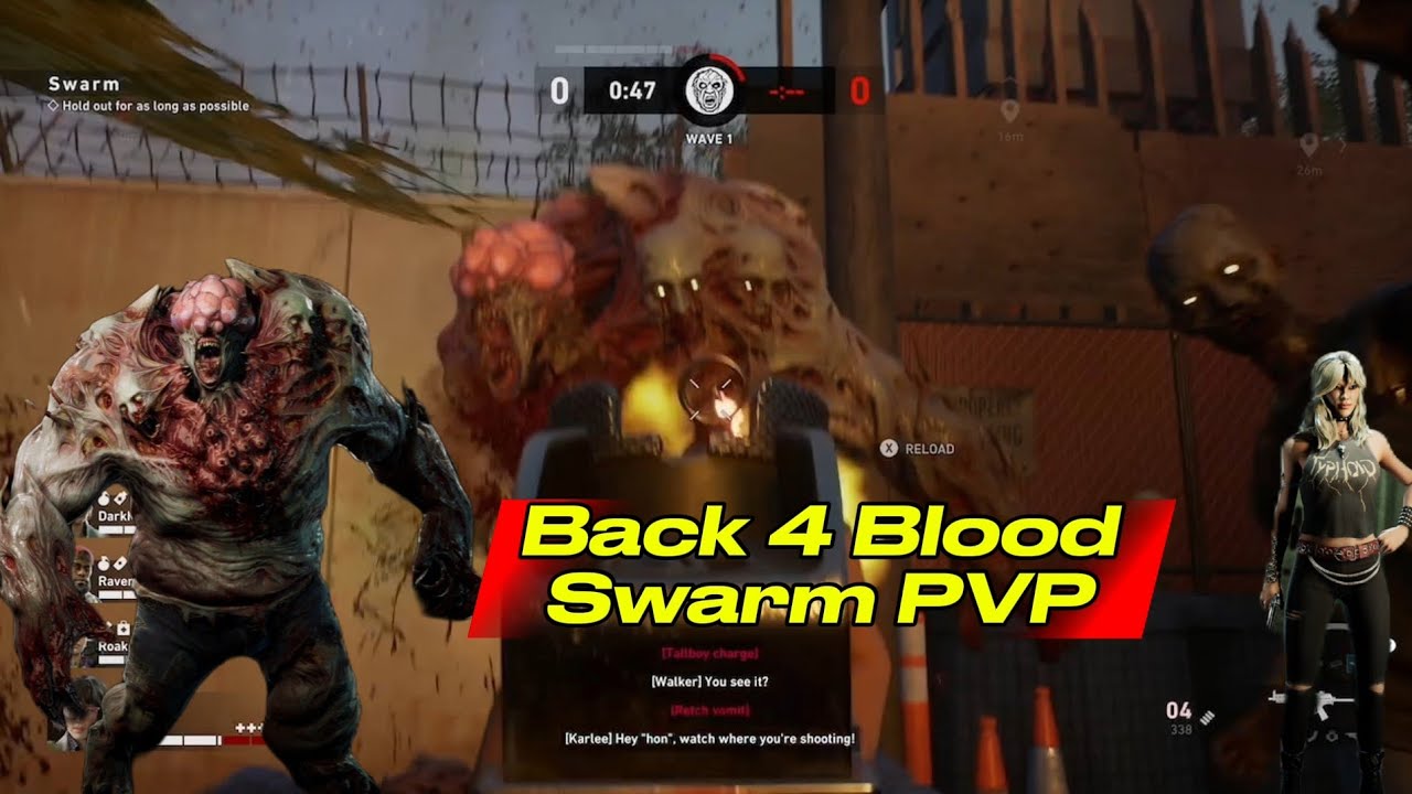 Match#25 | Round 1 | Swarm PvP ON Heralds Of The Worm Part 1 | Back 4 Blood 