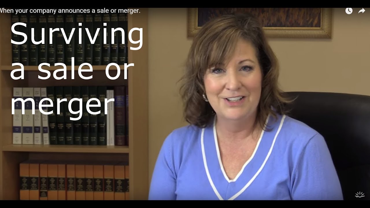 Going through a sale or merger as an employee.