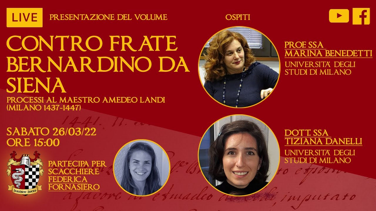 Contro frate Bernardino da Siena. Processi al maestro Amedeo Landi (Milano 1437-1447)
