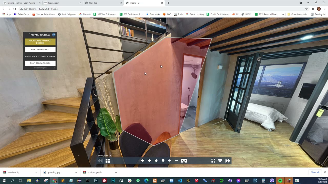 Krpano Tutorial - Free plugin Krpano Toolbox by Tuur