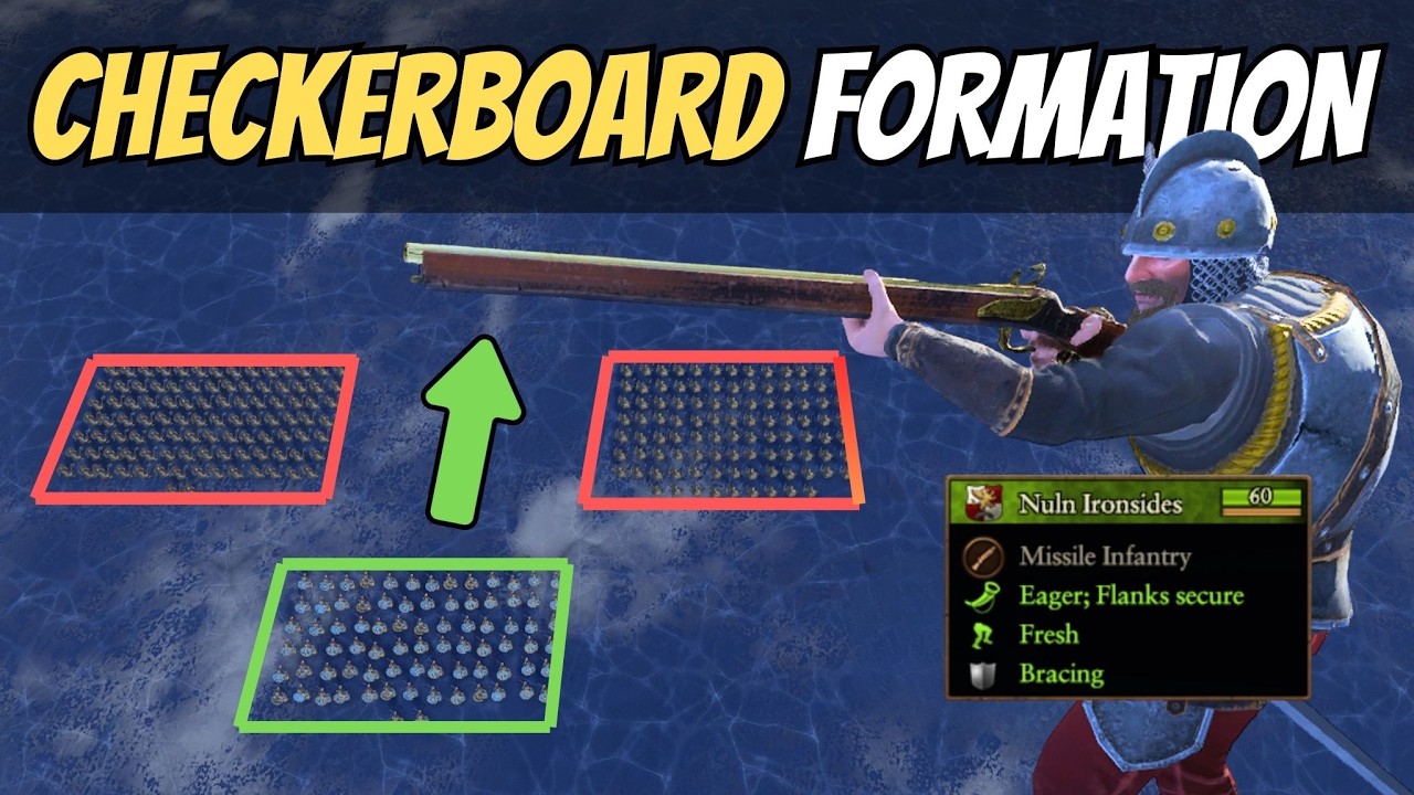 Why CHECKERBOARD is the BEST Formation? (Battle Tactics Explained) | Total War Warhammer 3