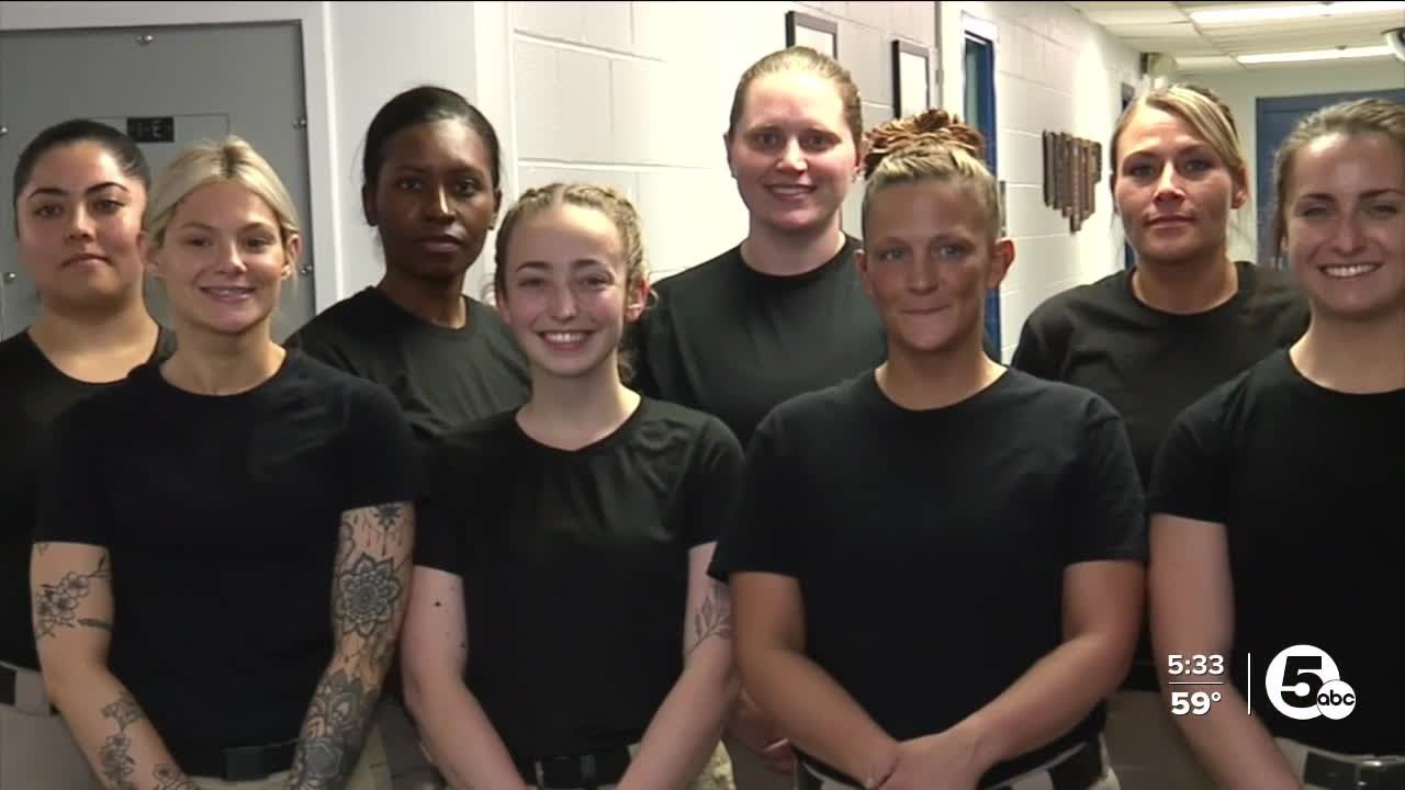 New Akron police academy class has the highest number of women ever