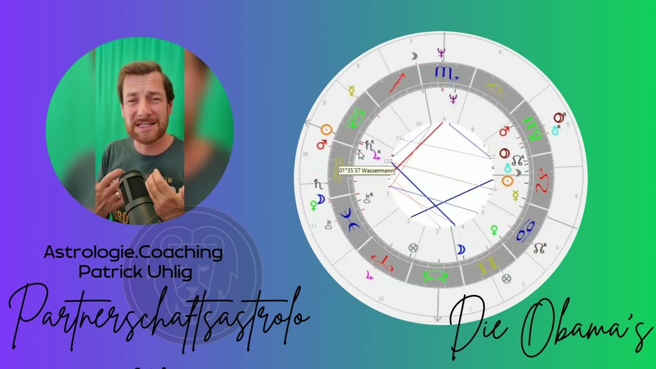 Astrologische Partnerschaftsanalyse Michelle und Barack Obama 🔥⭐️🌜🌞⭐️🔥