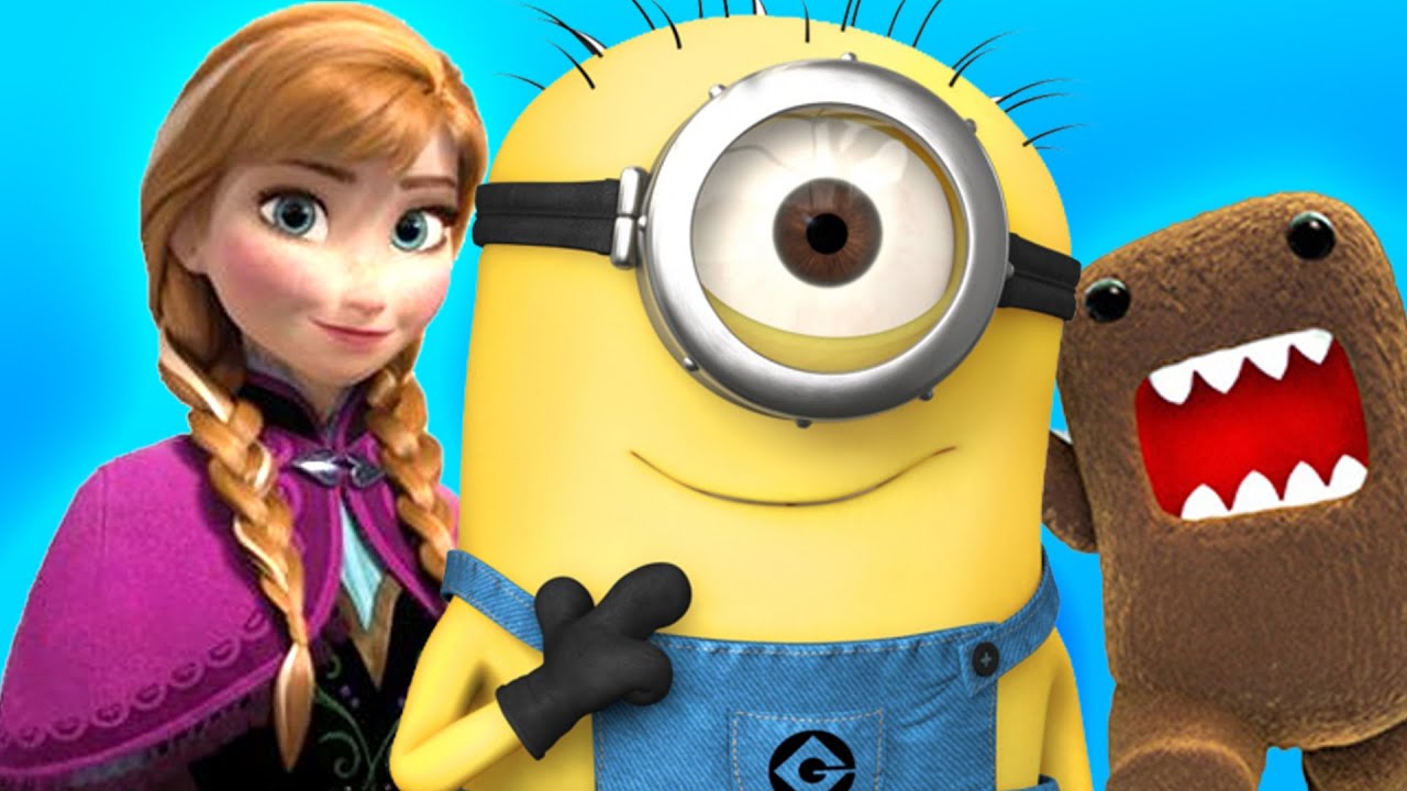 GMOD FUNNY MOMENTS MONTAGE! | (Despicable Me, Domo, Disney Princesses)