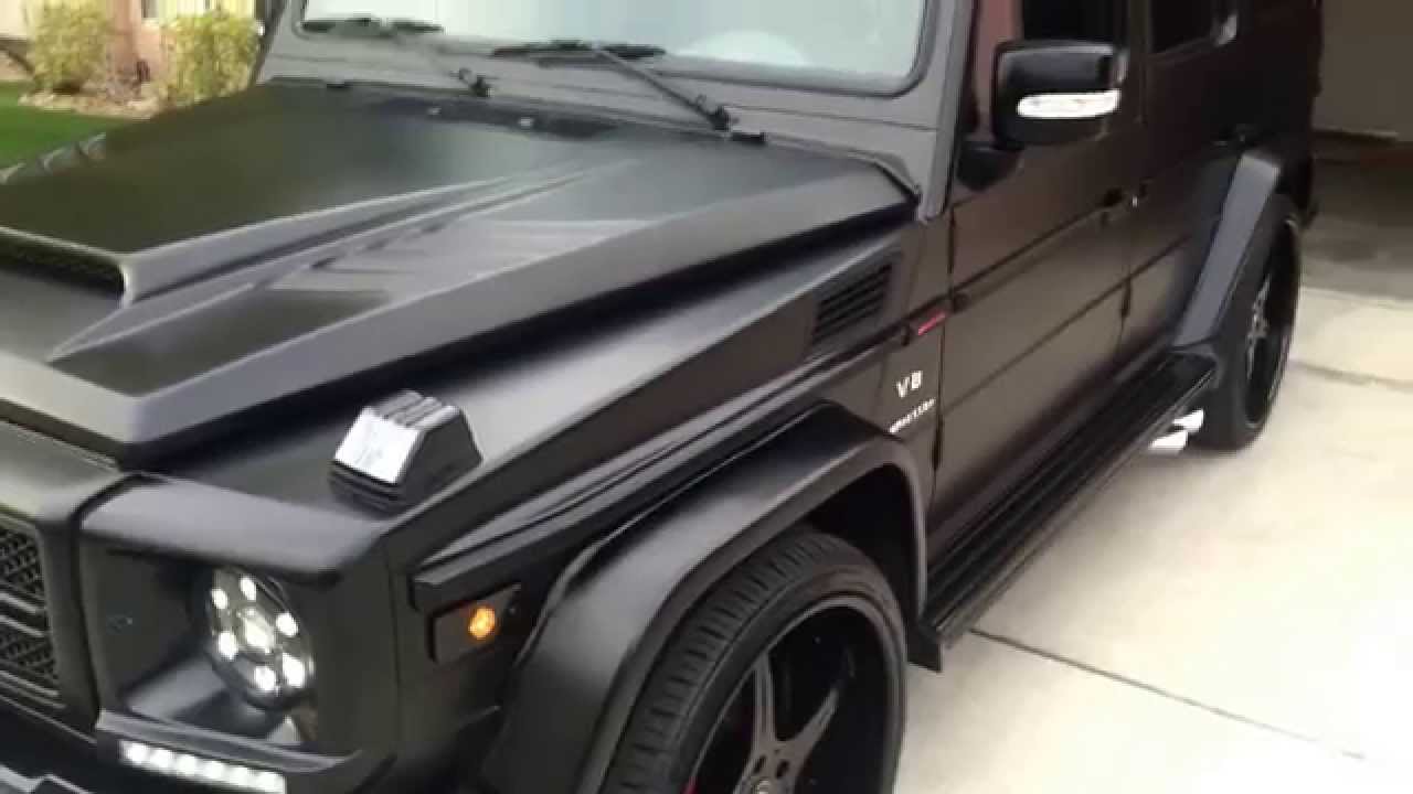Matte Black Mercedes-Benz G55 AMG Beastie!!!!