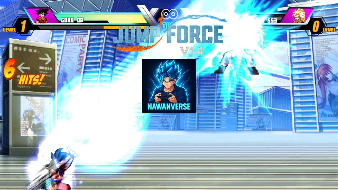 Jump Force Mugen V14 - Anime Battle Terheboh!! 🔥 Goku OP VS Goku SS3 - Siapa Paling Kuat!?