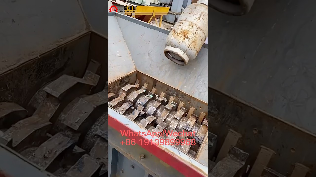 Domestic Waste Recycling Shredder #shredder #shreddermachines #metalshredder #crusher