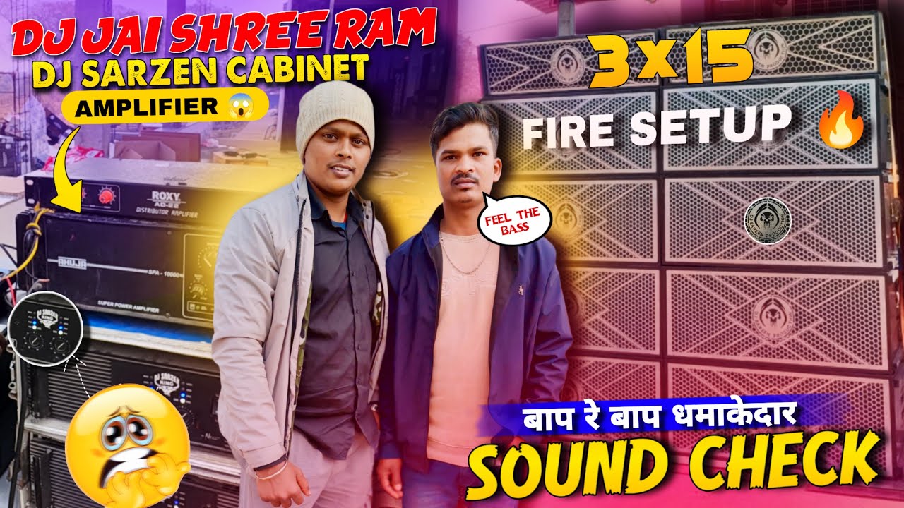 Dj Sarzen Cabinet 3X15 (Jai Shree Ram Dj )Power Full Punch 🤛 🔥📈#djsarzen #arofficials05 #ytvideos 