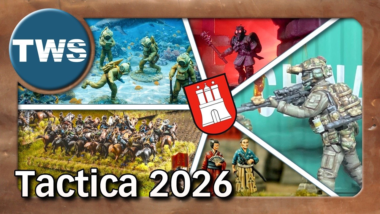 ALLE SPIELPLATTEN auf der Hamburger Tactica 2026 • 40 Präsentationen (Tabletop-Convention, TWS)