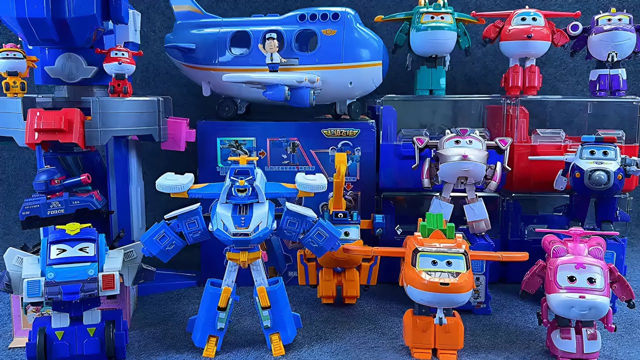 17 Mins Unboxing Super Wings Jett Donnie Dizzy Robot Toys Review & Transformation | Review Toys