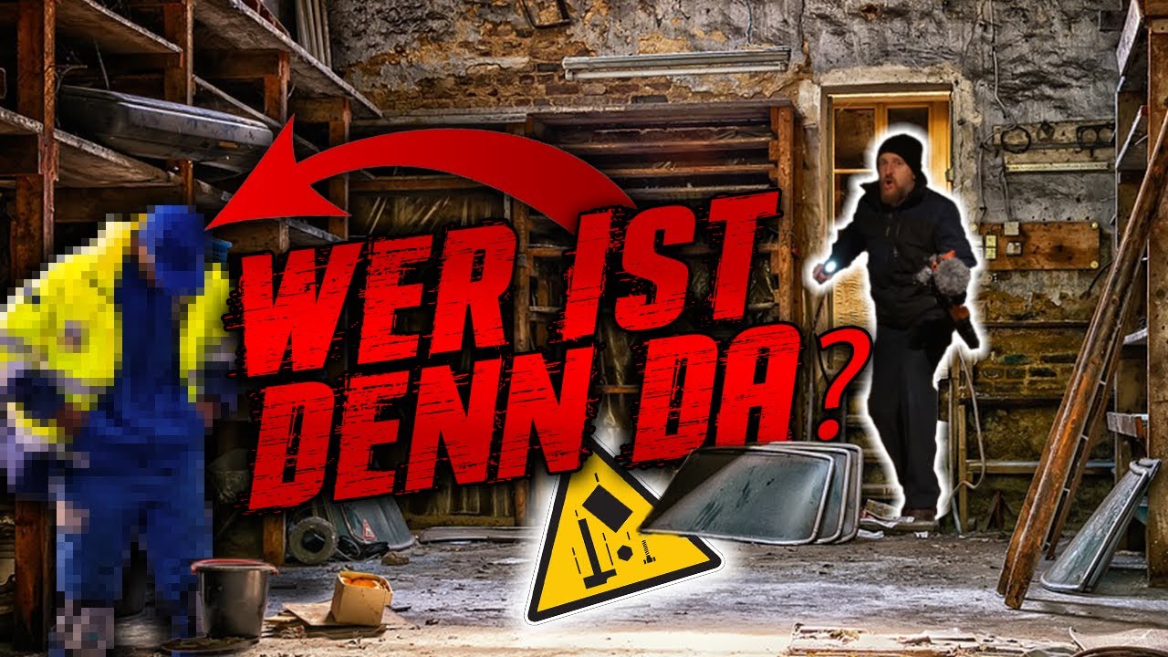 HAT MICH EINER ERWISCHT? 🙈 RÄUMT HIER KEINER AUF? HALLE MIT HEBEBÜHNE & KOMPRESSOR! - HALLE #01