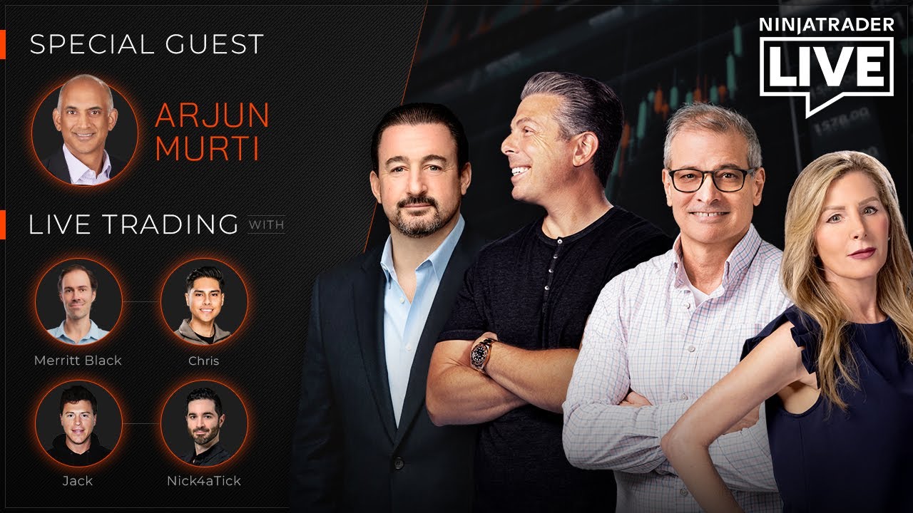 NinjaTrader Live | Trading + Analysis  w Arjun Murti, TTrades, Merritt + Chris,  Jack + Nick 1/27/26