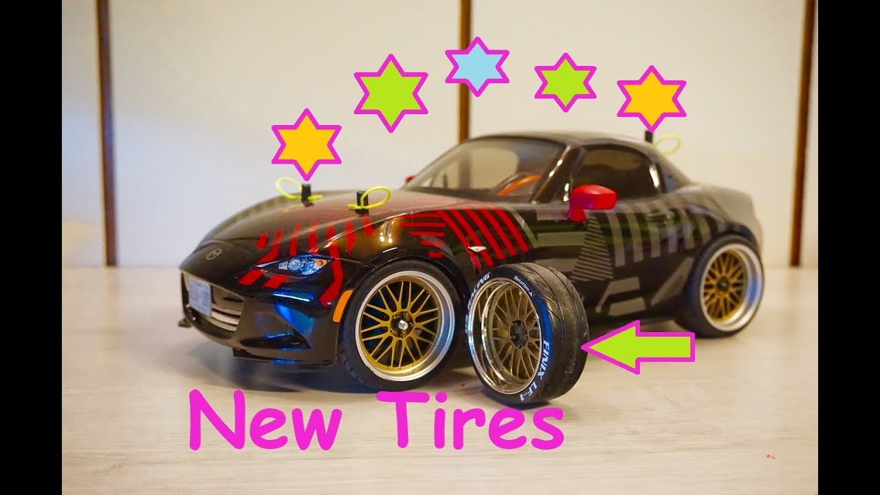 Project Tamiya M-08 RWD Drift  --  Drift Tires and Test Drive with Gyro Ep:9