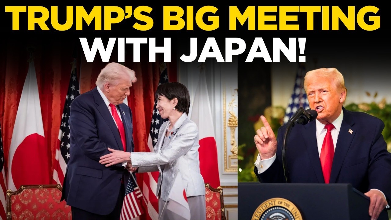 TRUMP HOSTS JAPAN PM LIVE | President Trump Welcomes Prime Minister Sanae Takaichi to White House