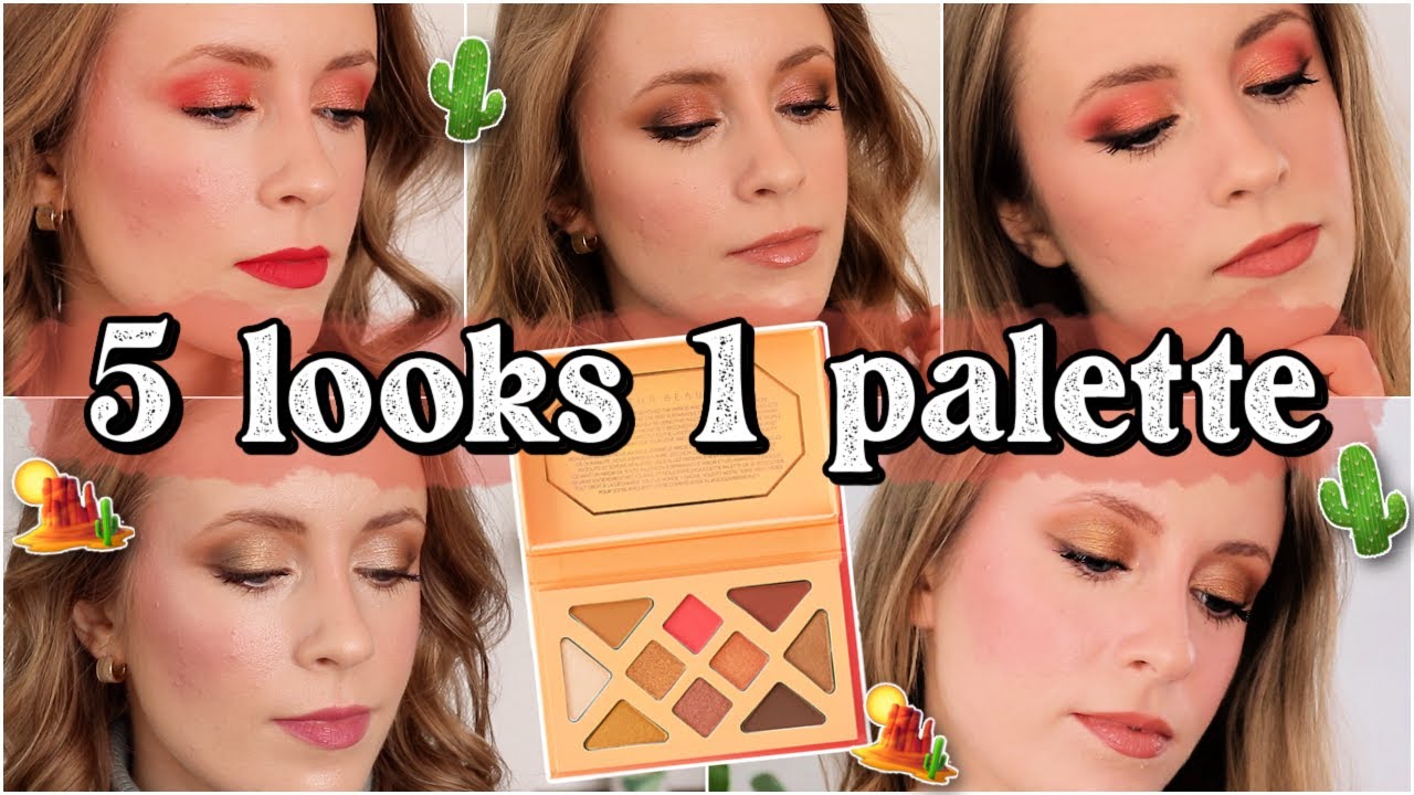 ATHR BEAUTY DESERT SUNSET PALETTE: 5 Looks, Swatches, & Review! 🏜️