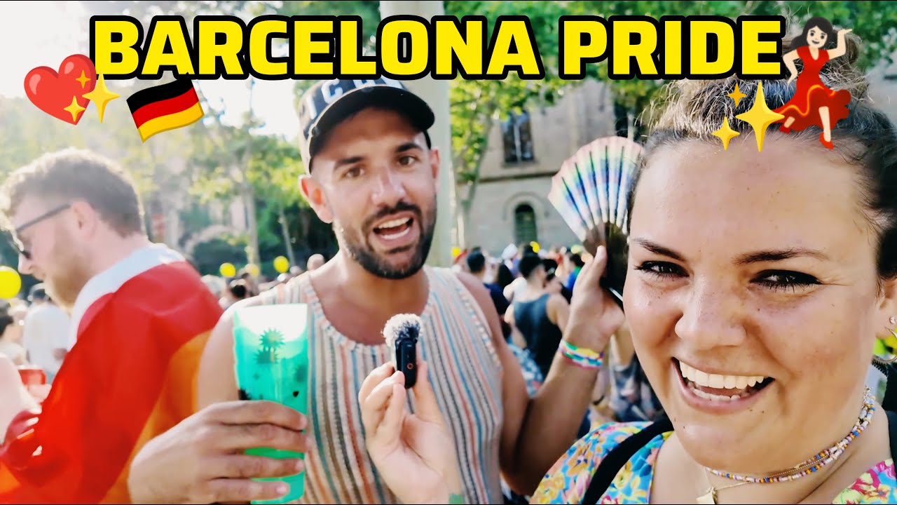 BARCELONA PRIDE 🎉 (und mal wieder nur Deutsche am Start 😄)