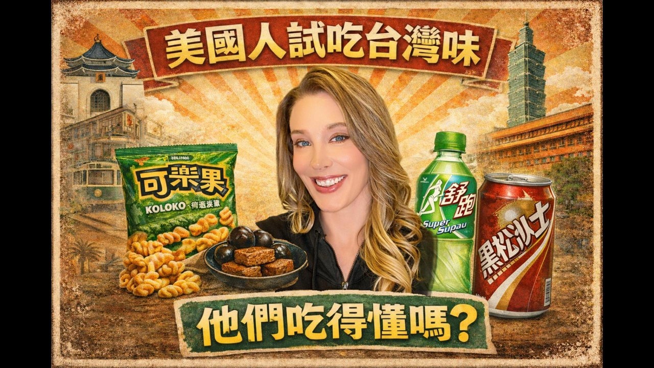 我讓家人第一次試吃、試喝台灣最經典、最懷舊的零食和飲料……等你聽到他們說像什麼味道，你一定會傻眼