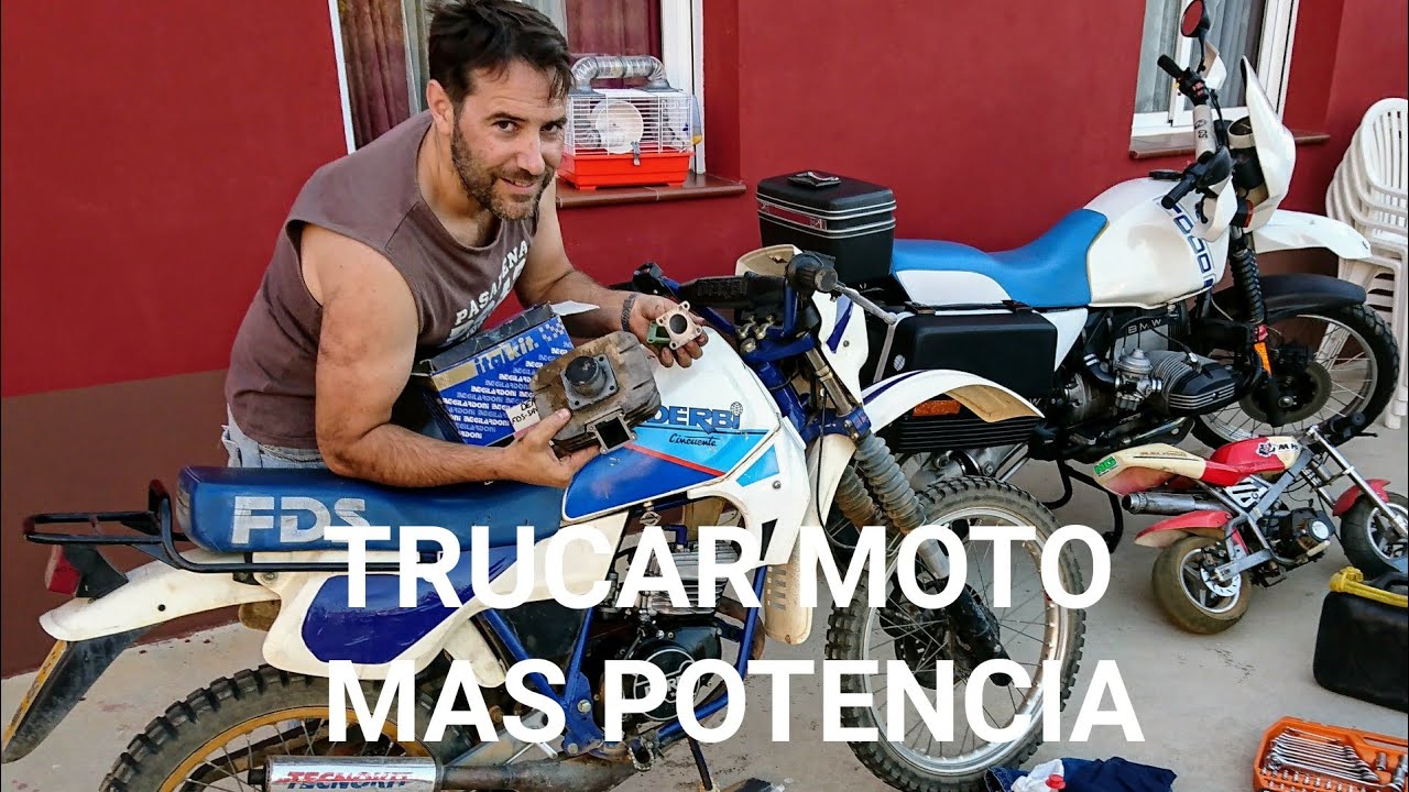 CÓMO TRUCAR UNA MOTO Y AUMENTAR LA POTENCIA MOTOR RÁPIDO Y FÁCIL y a lo loco. DERBI FDS GILARDONI