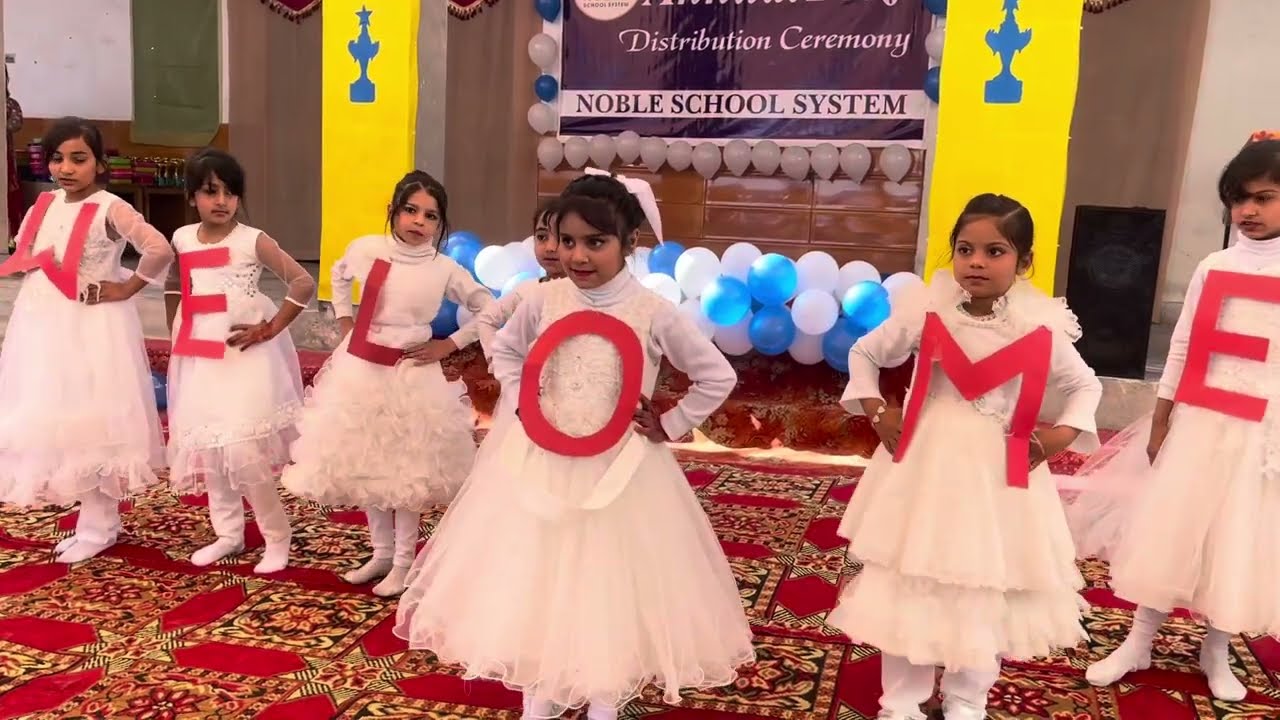 Annual Prize Distribution WELCOME performance. | Noble School System |