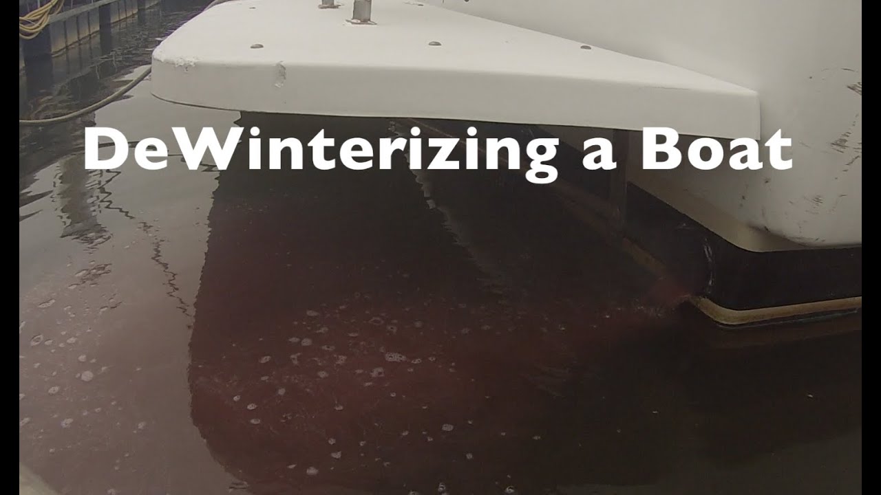 DeWinterizing a Boat, Spring Commissioning. Engines, Generator, A/C, Head, Fresh Water System