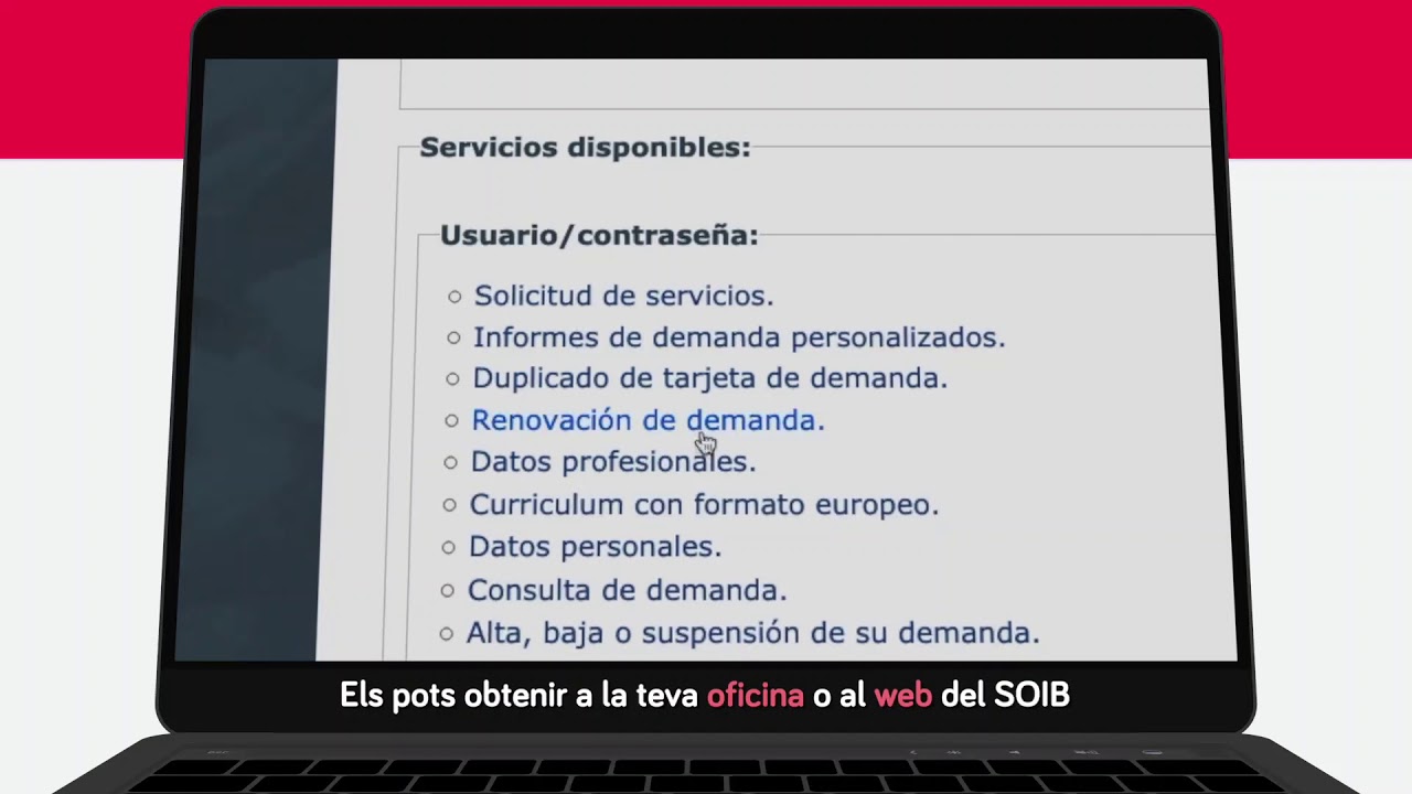 Com renovar la demanda d'ocupaci&oacute;