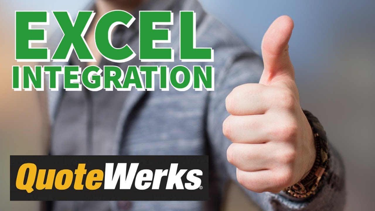 How to link an Excel price list to QuoteWerks