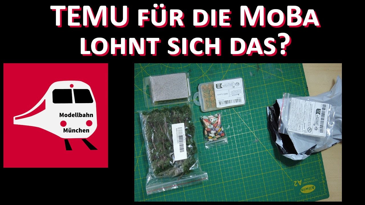 Ich teste TEMU für meine H0 Modelleisenbahn München