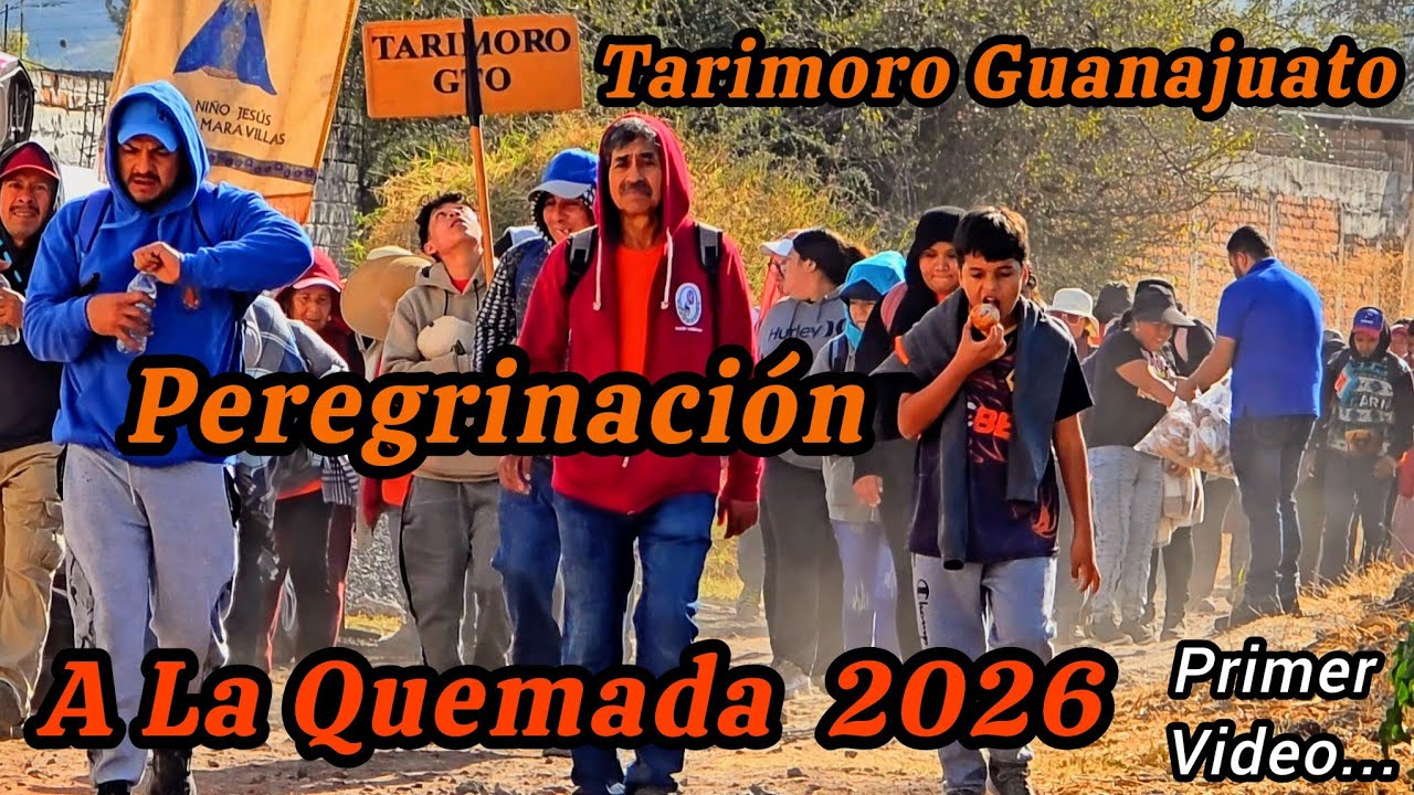 Tarimoro Guanajuato,  Peregrinación A La Quemada,  Domingo 8 De Febrero 2026