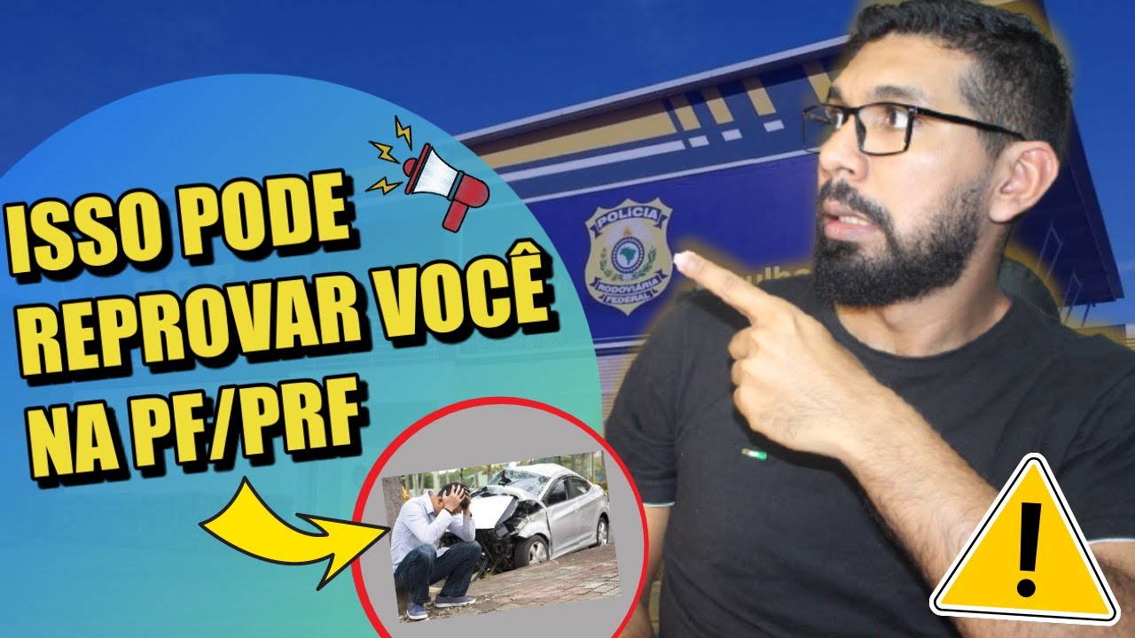 7 Atitudes Que Podem Tirar Você do Concurso da PF/PRF. (A 5ª quase me ELIMINA do Concurso).