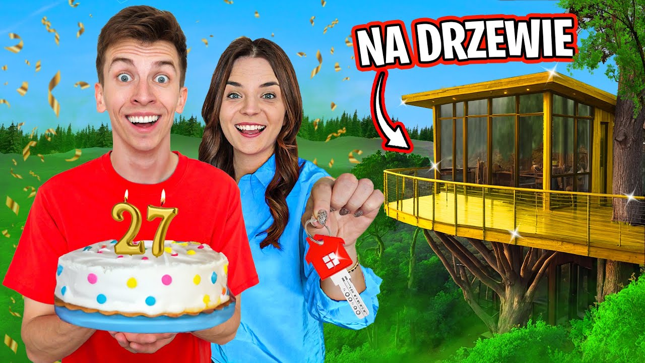 ZROBIŁAM MU URODZINY W LUKSUSOWYM DOMKU NA DRZEWIE 😅