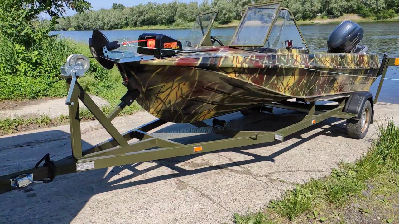 Казанка 5М под мотором Yamaha 50