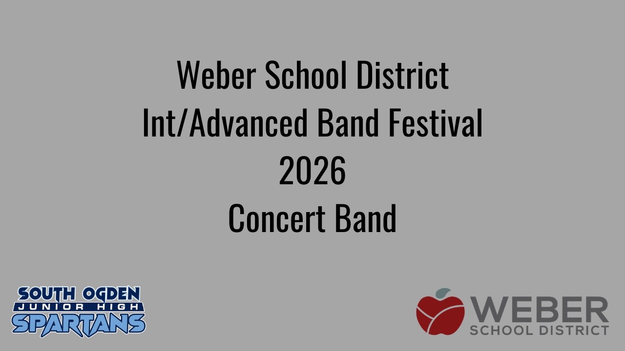 South Ogden Jr High Concert Band (2026)