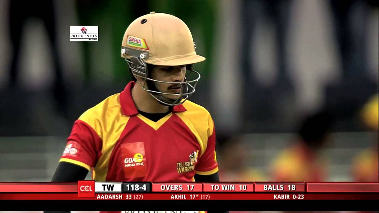 CCL4  Telugu Warriors Vs Mumbai Heroes Exciting 15 to 20 Overs